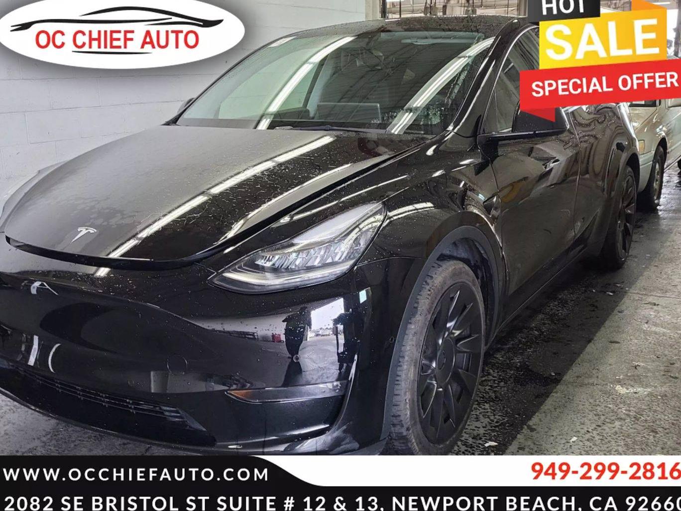 TESLA MODEL Y 2021 5YJYGAEE6MF272813 image